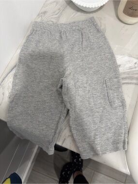 Gerber Light Gray Knit Cargo Shorts for Kids